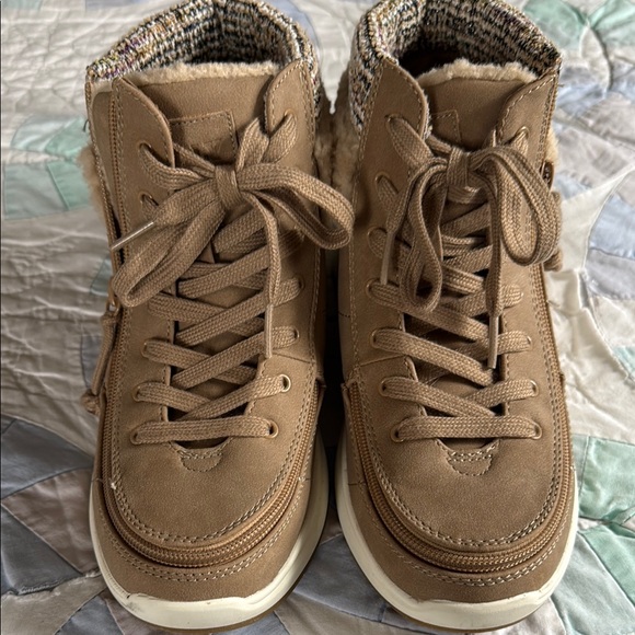 Women's Tan Ankle Boots - Picture 3 of 4